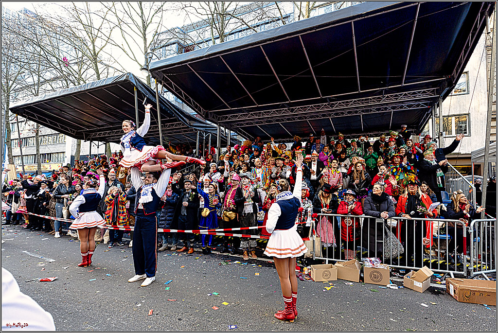 1.Stassenbahnsitzung Rosenmontagszug 2023 - Club Einundfünfzig; Koeln, 20.02.2023