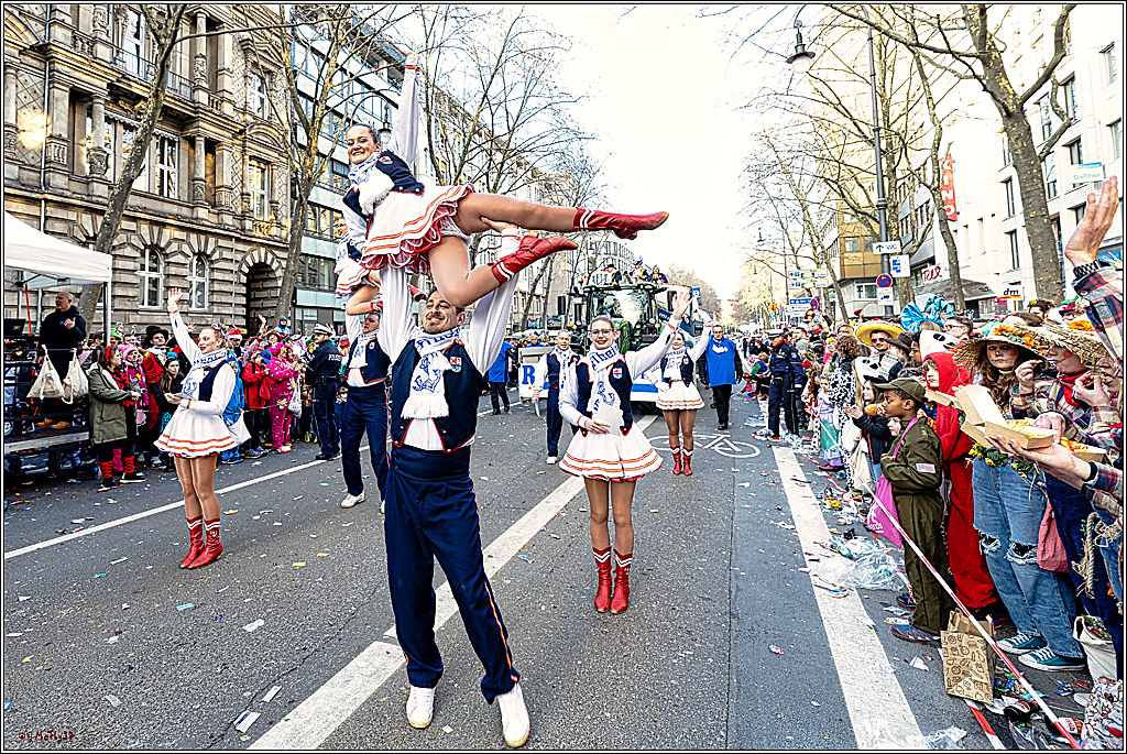 1.Stassenbahnsitzung Rosenmontagszug 2023 - Club Einundfünfzig; Koeln, 20.02.2023