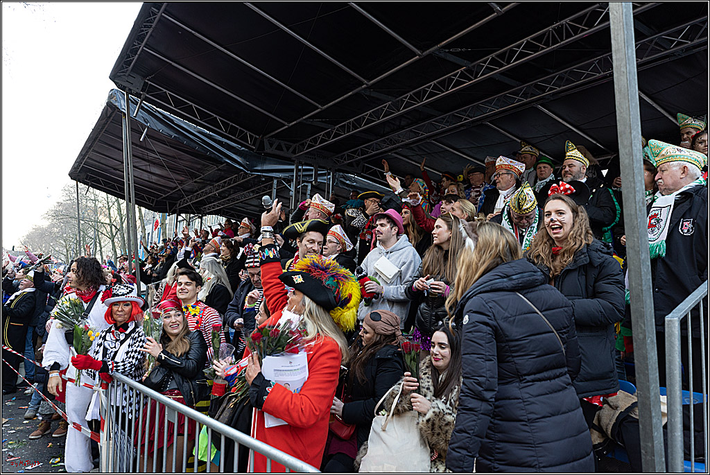 1.Stassenbahnsitzung Rosenmontagszug 2023 - Club Einundfünfzig; Koeln, 20.02.2023