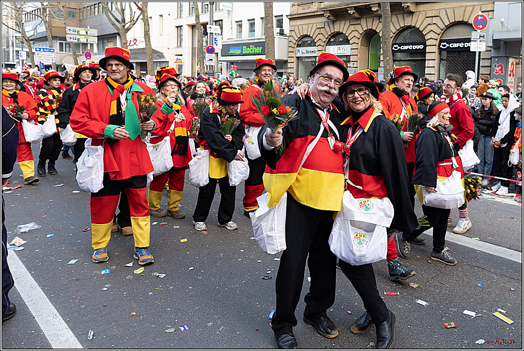 1.Stassenbahnsitzung Rosenmontagszug 2023 - Club Einundfünfzig; Koeln, 20.02.2023