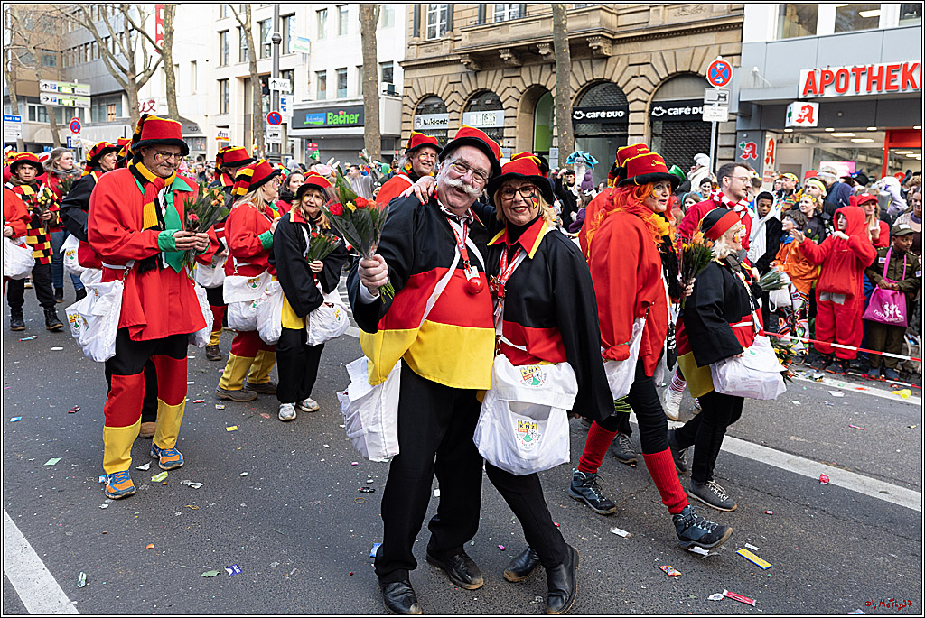 1.Stassenbahnsitzung Rosenmontagszug 2023 - Club Einundfünfzig; Koeln, 20.02.2023