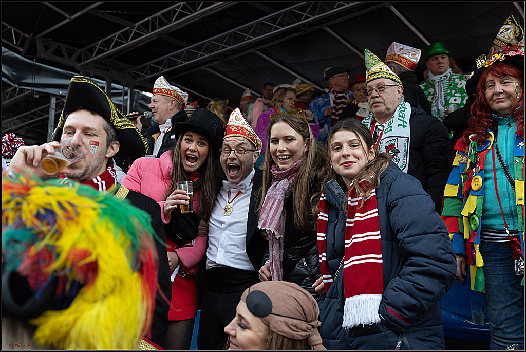 1.Stassenbahnsitzung Rosenmontagszug 2023 - Club Einundfünfzig; Koeln, 20.02.2023