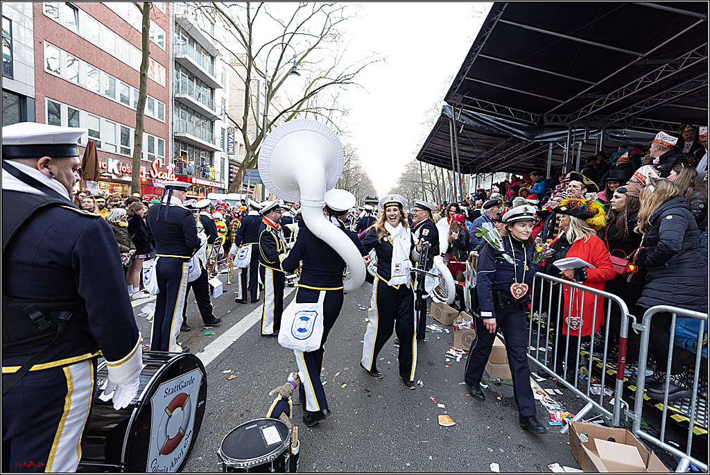 1.Stassenbahnsitzung Rosenmontagszug 2023 - Club Einundfünfzig; Koeln, 20.02.2023
