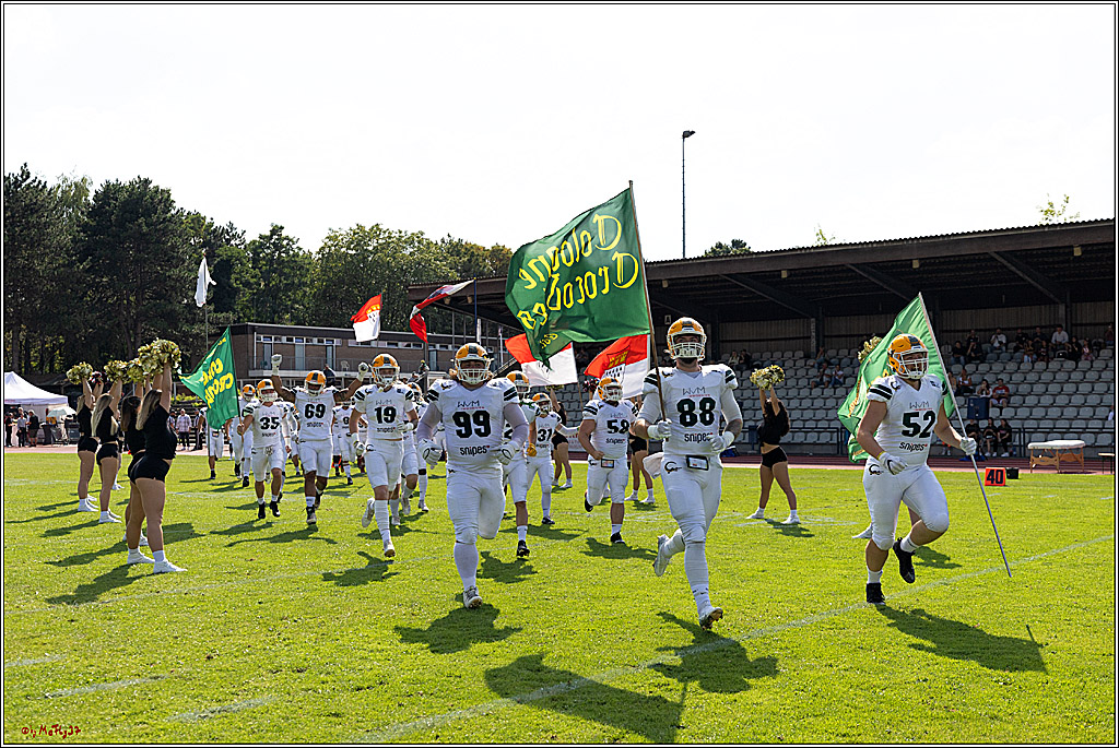 GFL, Düsseldorf Panther - Cologne Crocodiles; Düsseldorf, 20.08.2022