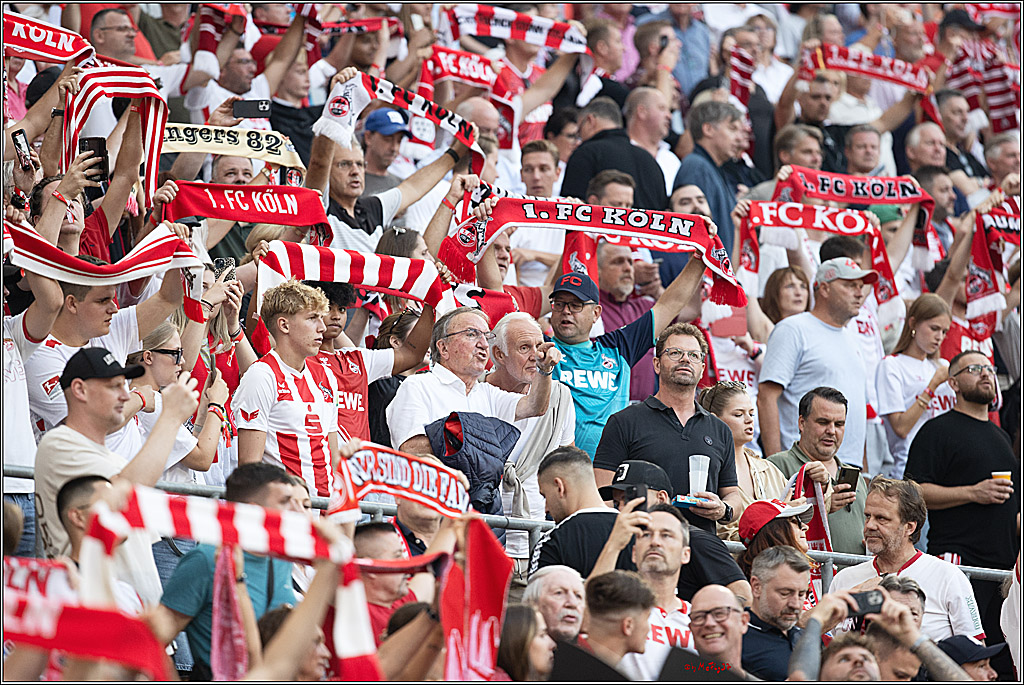 2. Fussball Bundesliga, 1. FC Köln - Hamburger SV  - , 02.08.2024