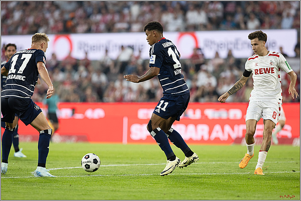 2. Fussball Bundesliga, 1. FC Köln - Hamburger SV  - , 02.08.2024