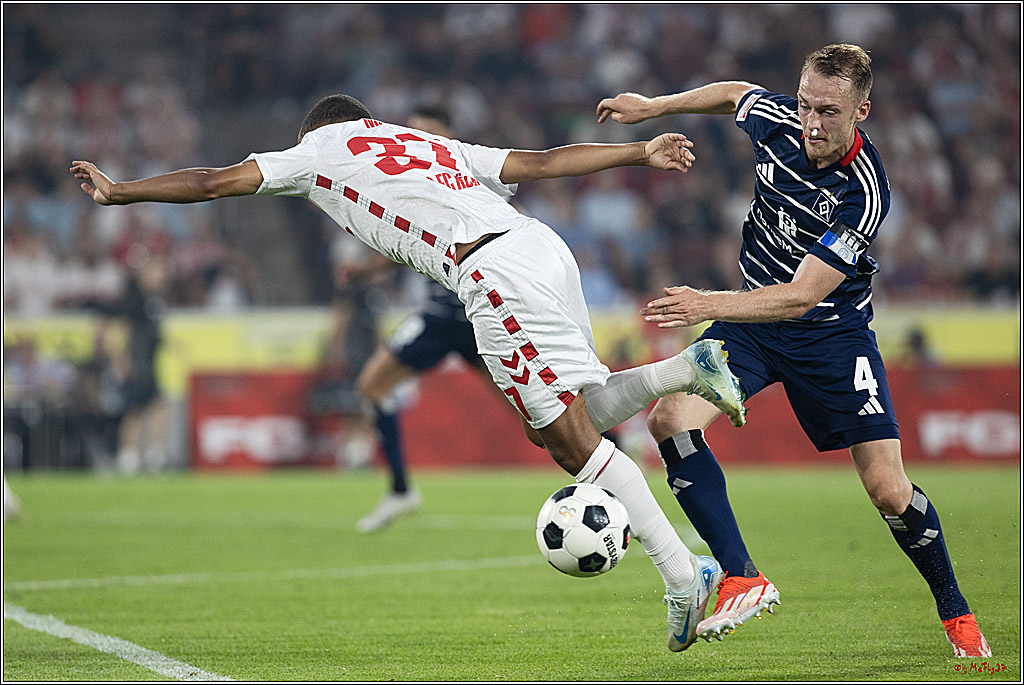 2. Fussball Bundesliga, 1. FC Köln - Hamburger SV  - , 02.08.2024