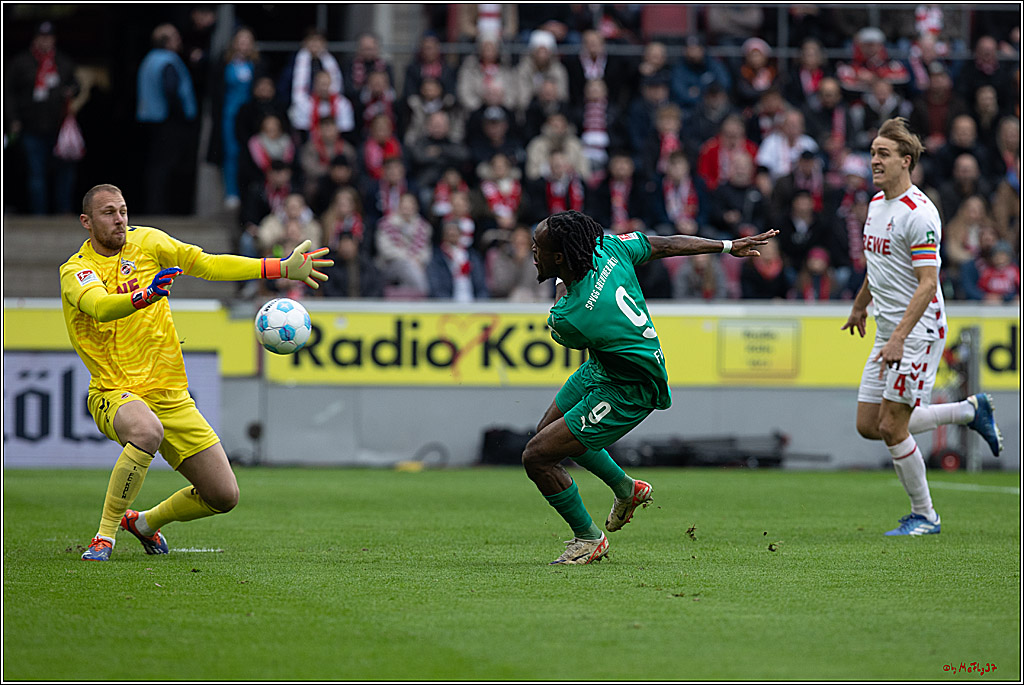 2. Fussball Bundesliga, 1.FC Köln - SpVgg Greuther Fürth, 09.11.2024
