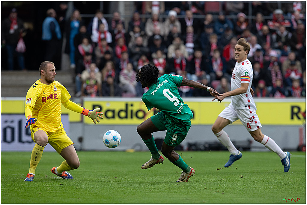 2. Fussball Bundesliga, 1.FC Köln - SpVgg Greuther Fürth, 09.11.2024