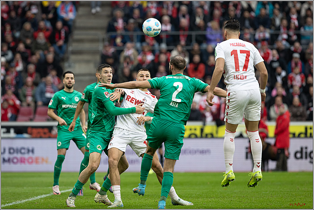2. Fussball Bundesliga, 1.FC Köln - SpVgg Greuther Fürth, 09.11.2024