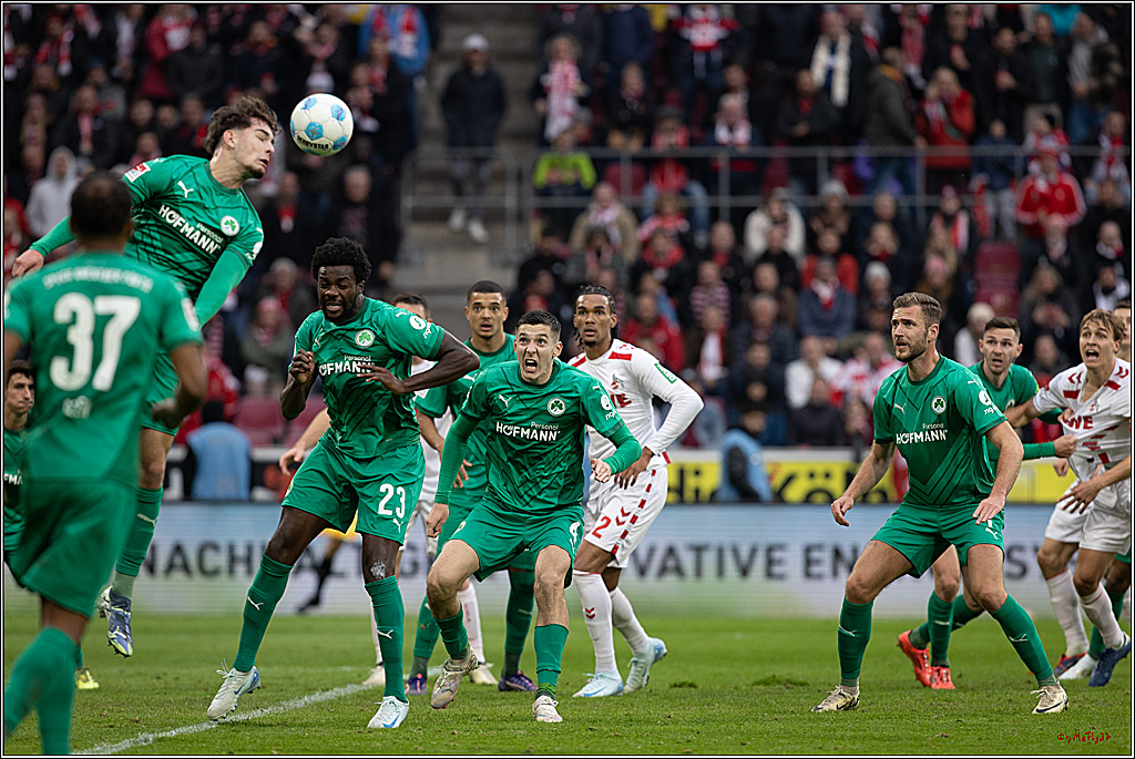 2. Fussball Bundesliga, 1.FC Köln - SpVgg Greuther Fürth, 09.11.2024