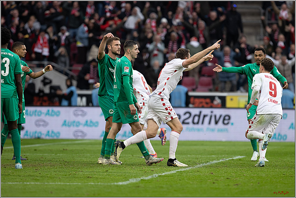 2. Fussball Bundesliga, 1.FC Köln - SpVgg Greuther Fürth, 09.11.2024