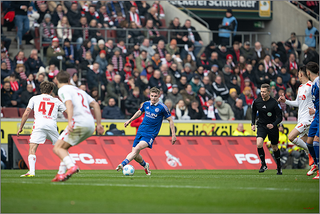 2. Fussball Bundesliga, 1.FC Köln - FC Schalke 04 , 09.02.2025