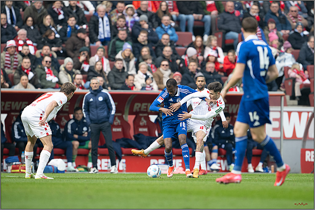 2. Fussball Bundesliga, 1.FC Köln - FC Schalke 04 , 09.02.2025