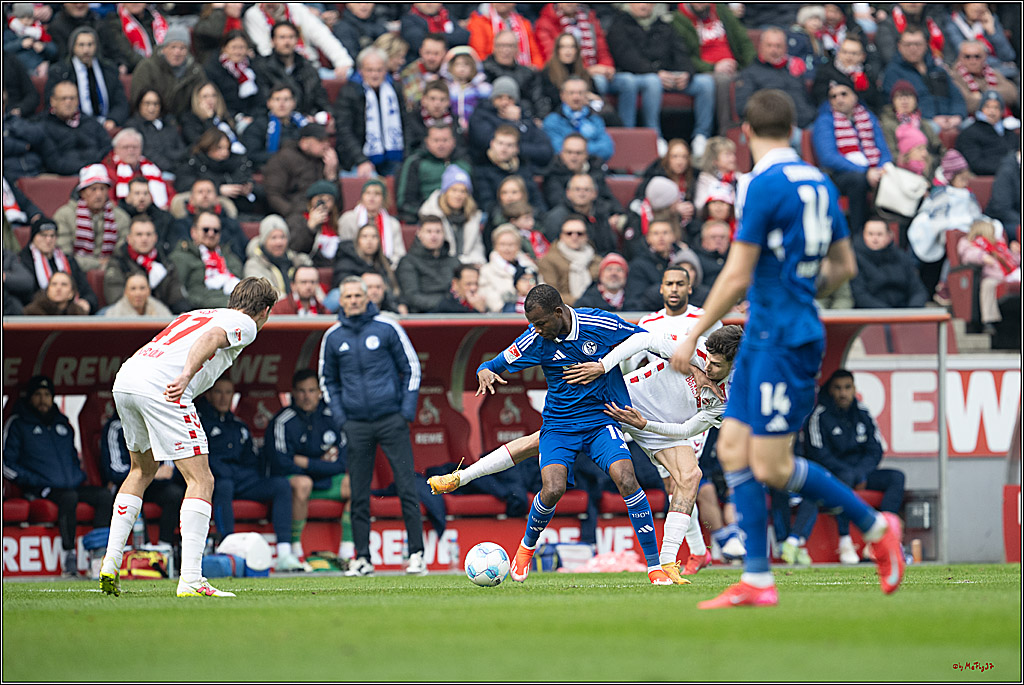 2. Fussball Bundesliga, 1.FC Köln - FC Schalke 04 , 09.02.2025