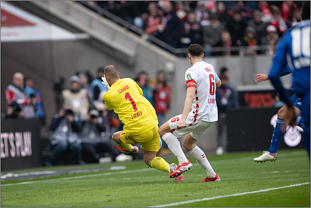 2. Fussball Bundesliga, 1.FC Köln - FC Schalke 04 , 09.02.2025