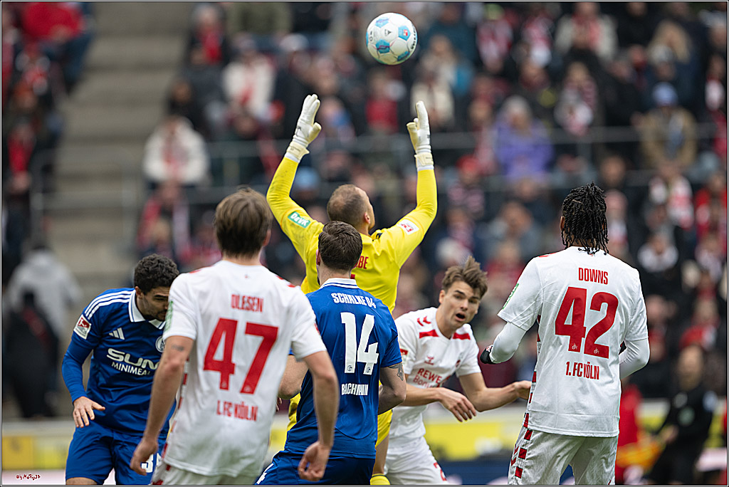 2. Fussball Bundesliga, 1.FC Köln - FC Schalke 04 , 09.02.2025