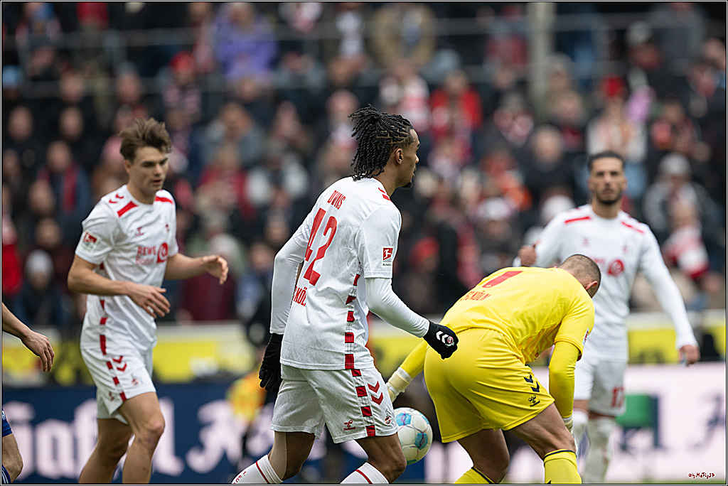 2. Fussball Bundesliga, 1.FC Köln - FC Schalke 04 , 09.02.2025