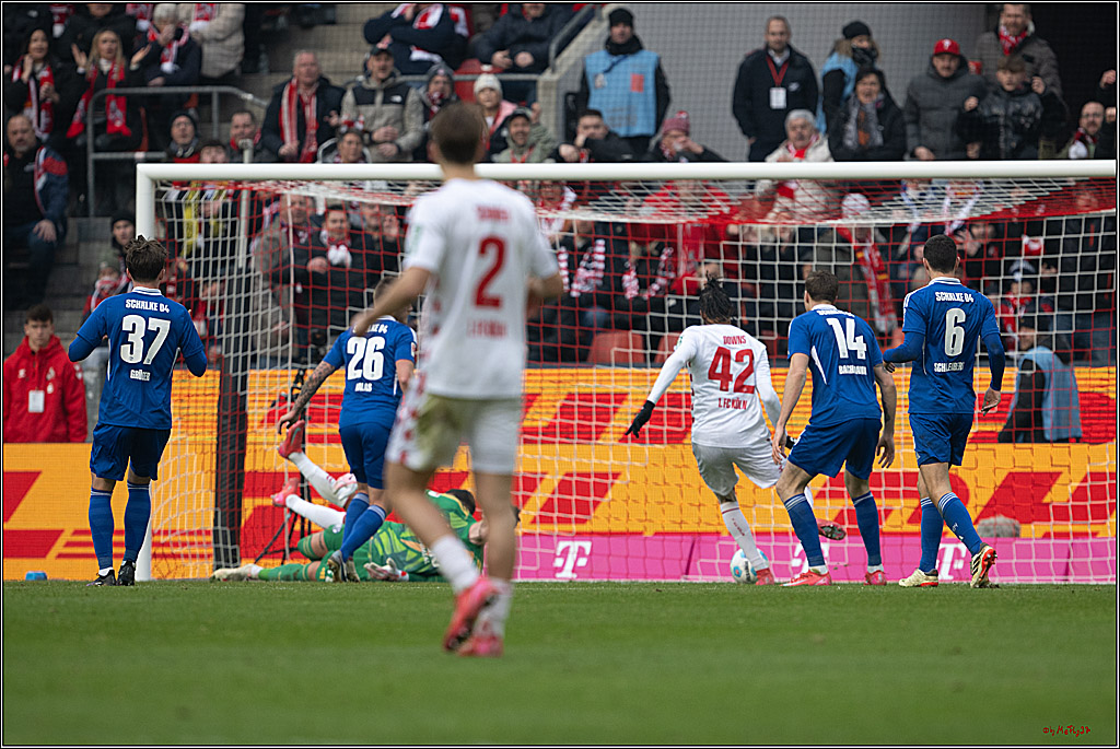 2. Fussball Bundesliga, 1.FC Köln - FC Schalke 04 , 09.02.2025