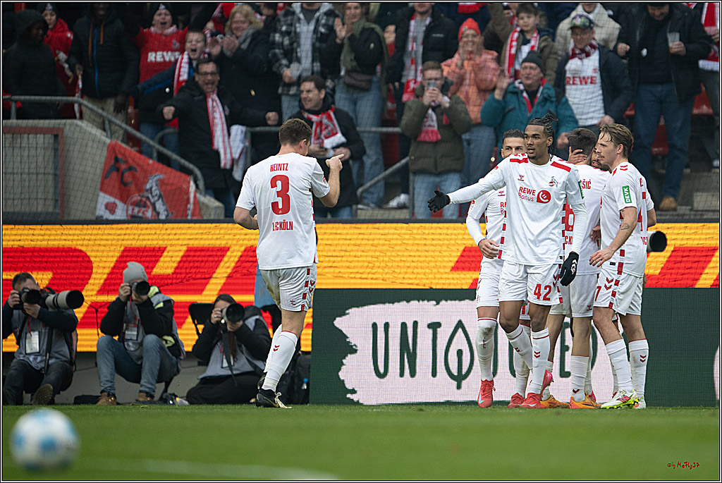 2. Fussball Bundesliga, 1.FC Köln - FC Schalke 04 , 09.02.2025