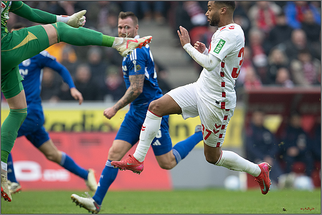 2. Fussball Bundesliga, 1.FC Köln - FC Schalke 04 , 09.02.2025