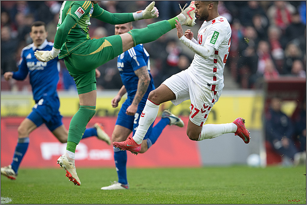 2. Fussball Bundesliga, 1.FC Köln - FC Schalke 04 , 09.02.2025