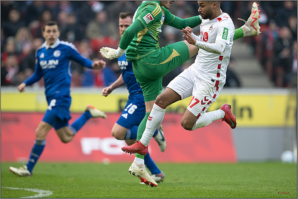 2. Fussball Bundesliga, 1.FC Köln - FC Schalke 04 , 09.02.2025