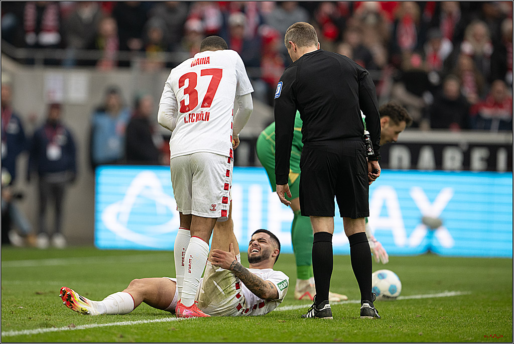 2. Fussball Bundesliga, 1.FC Köln - FC Schalke 04 , 09.02.2025