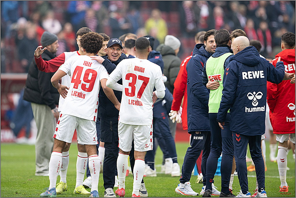 2. Fussball Bundesliga, 1.FC Köln - FC Schalke 04 , 09.02.2025
