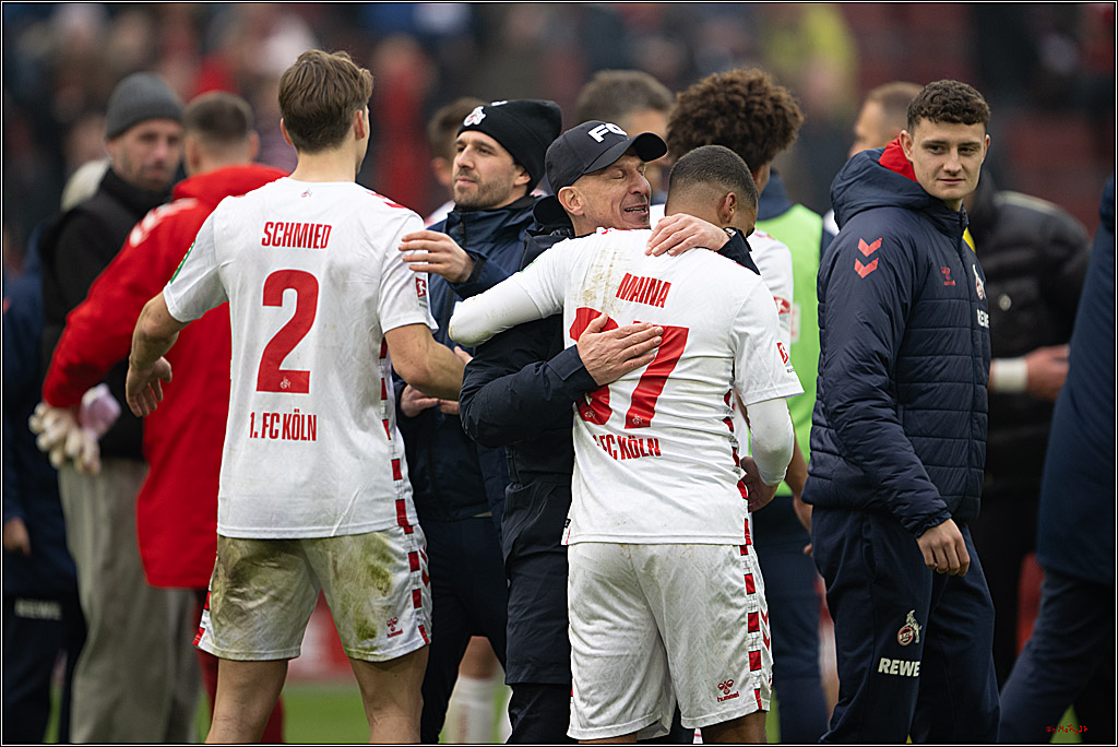 2. Fussball Bundesliga, 1.FC Köln - FC Schalke 04 , 09.02.2025