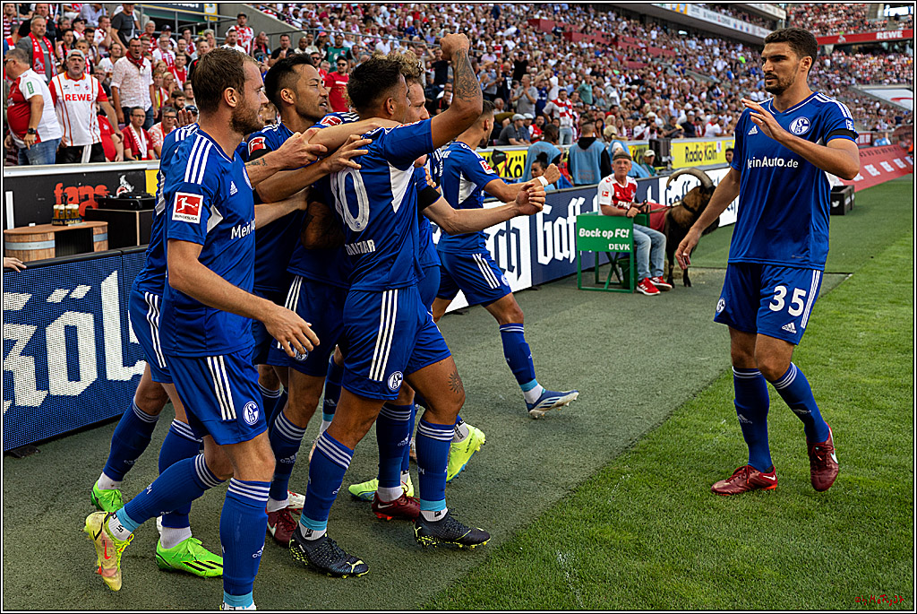 1. Fußballbundesliga 1. FC Köln - FC Schalke 04 , 07.08.2022