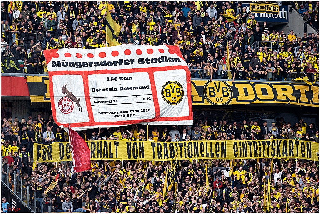 1. Fußball Bundesliga, 1.FC Köln - Borussia Dortmund, 01.10.2022