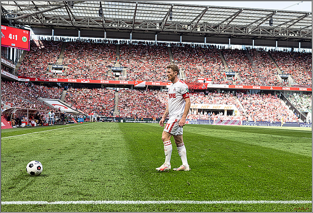 1. Fussball Bundesliga, 1.FC Koeln - VFL Wolfsburg, 26.08.2023