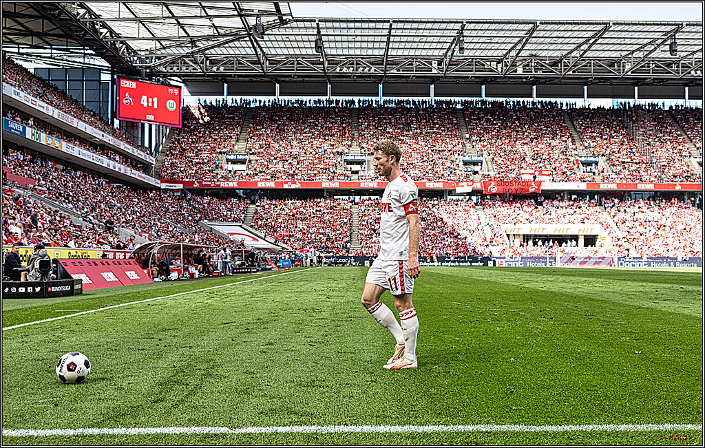 1. Fussball Bundesliga, 1.FC Koeln - VFL Wolfsburg, 26.08.2023