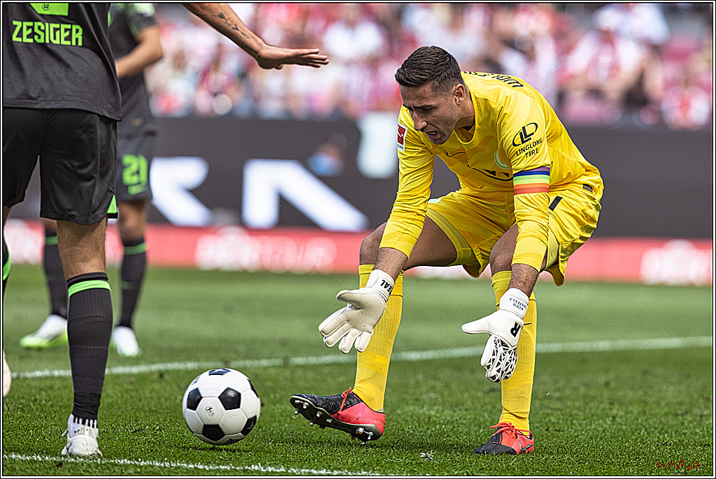 1. Fussball Bundesliga, 1.FC Koeln - VFL Wolfsburg, 26.08.2023
