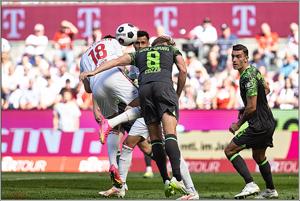 1. Fussball Bundesliga, 1.FC Koeln - VFL Wolfsburg, 26.08.2023
