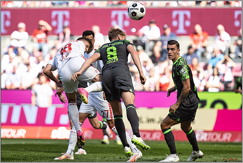 1. Fussball Bundesliga, 1.FC Koeln - VFL Wolfsburg, 26.08.2023