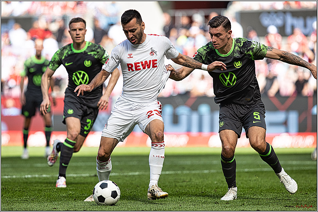 1. Fussball Bundesliga, 1.FC Koeln - VFL Wolfsburg, 26.08.2023