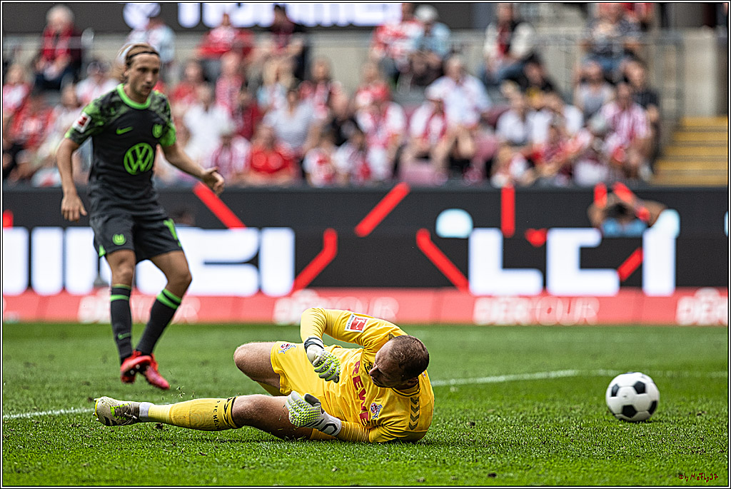 1. Fussball Bundesliga, 1.FC Koeln - VFL Wolfsburg, 26.08.2023