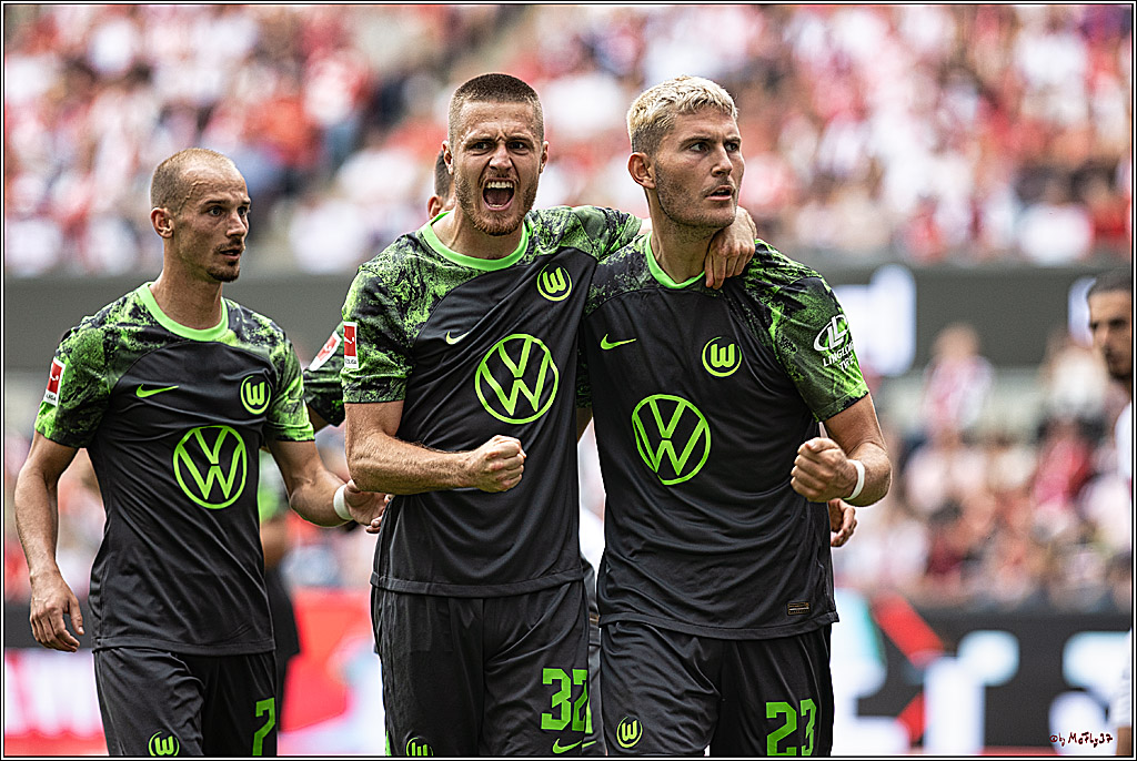1. Fussball Bundesliga, 1.FC Koeln - VFL Wolfsburg, 26.08.2023