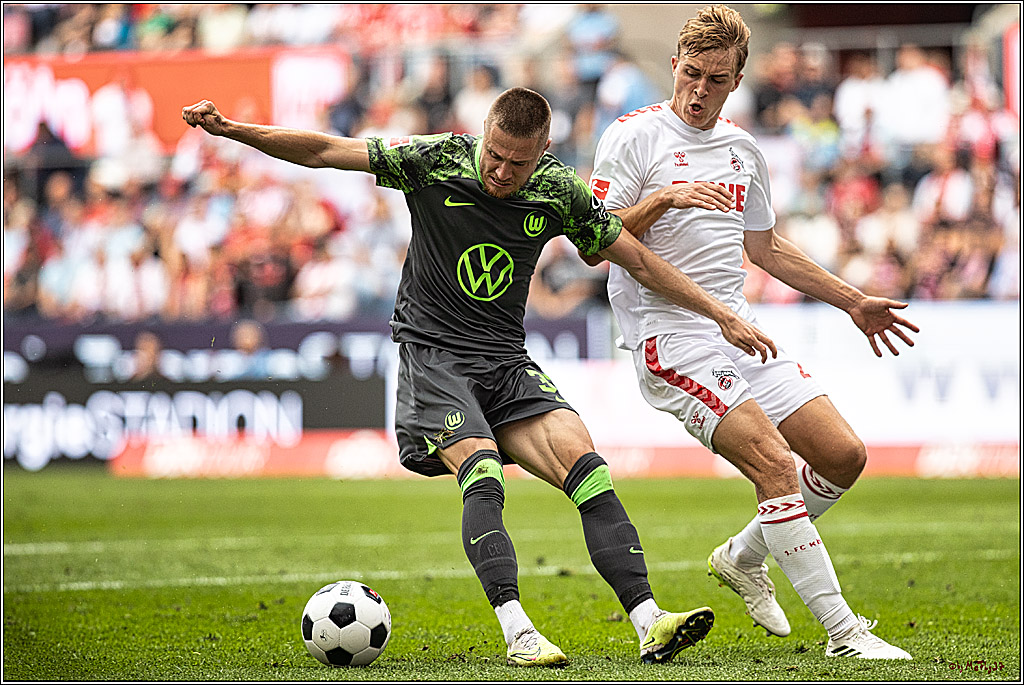 1. Fussball Bundesliga, 1.FC Koeln - VFL Wolfsburg, 26.08.2023