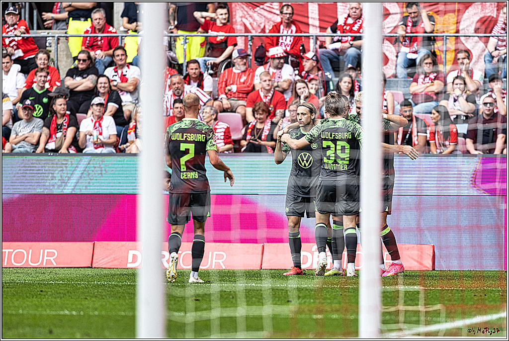 1. Fussball Bundesliga, 1.FC Koeln - VFL Wolfsburg, 26.08.2023