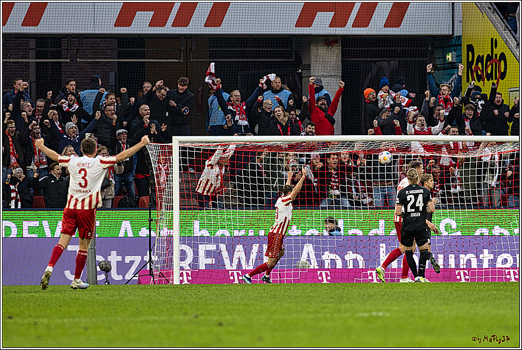 1. Fussball Bundesliga, 1.FC Koeln - FC Augsburg, 04.11.2023