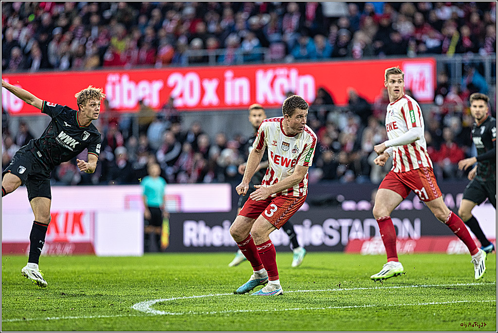 1. Fussball Bundesliga, 1.FC Koeln - FC Augsburg, 04.11.2023
