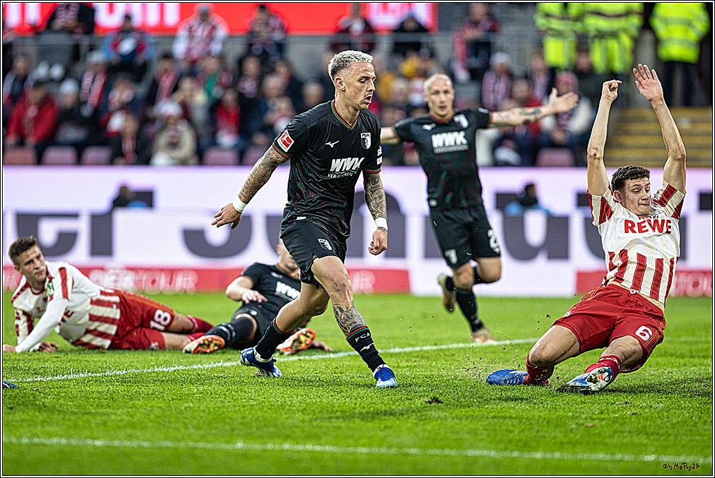 1. Fussball Bundesliga, 1.FC Koeln - FC Augsburg, 04.11.2023