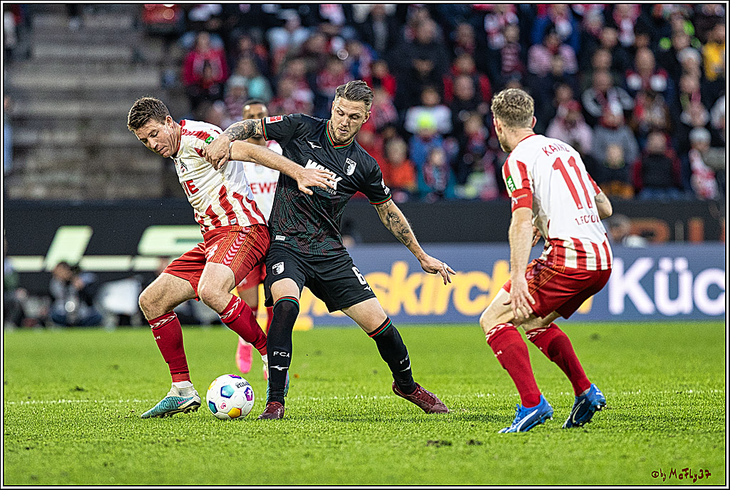 1. Fussball Bundesliga, 1.FC Koeln - FC Augsburg, 04.11.2023