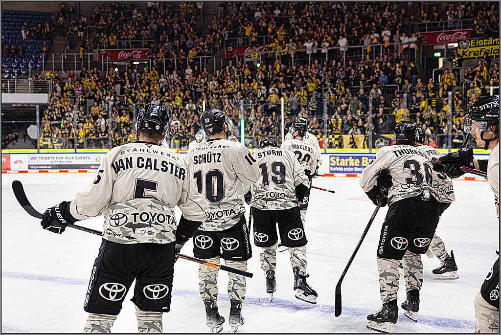 PENNY DEL 1. Testspiel Krefeld Pinguine - Koelner Haie; Krefeld, 10.09.2023