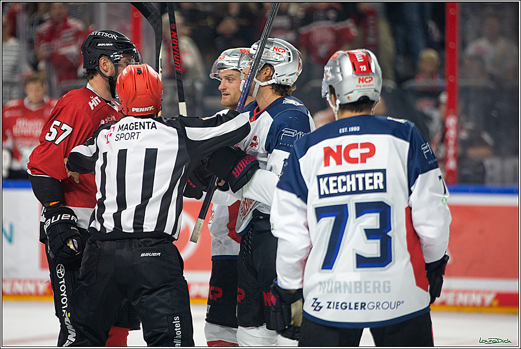 PENNY DEL; Koelner Haie- Nuernberg Ice Tigers; Koeln, 15.09.2023