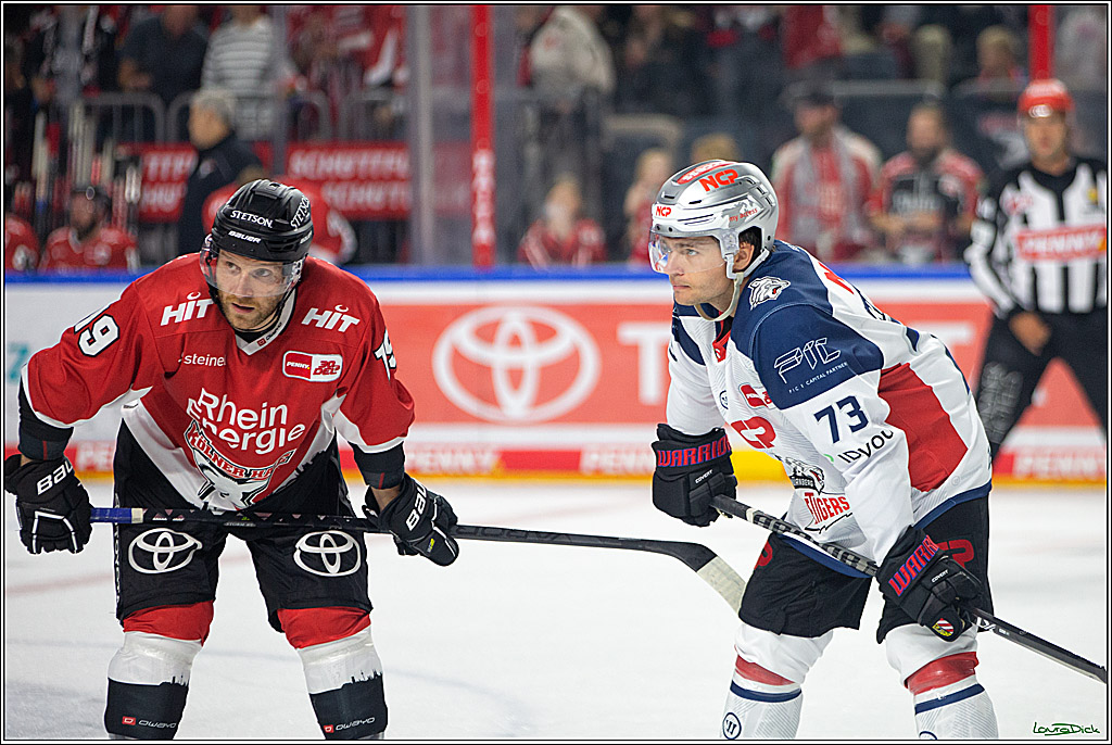 PENNY DEL; Koelner Haie- Nuernberg Ice Tigers; Koeln, 15.09.2023