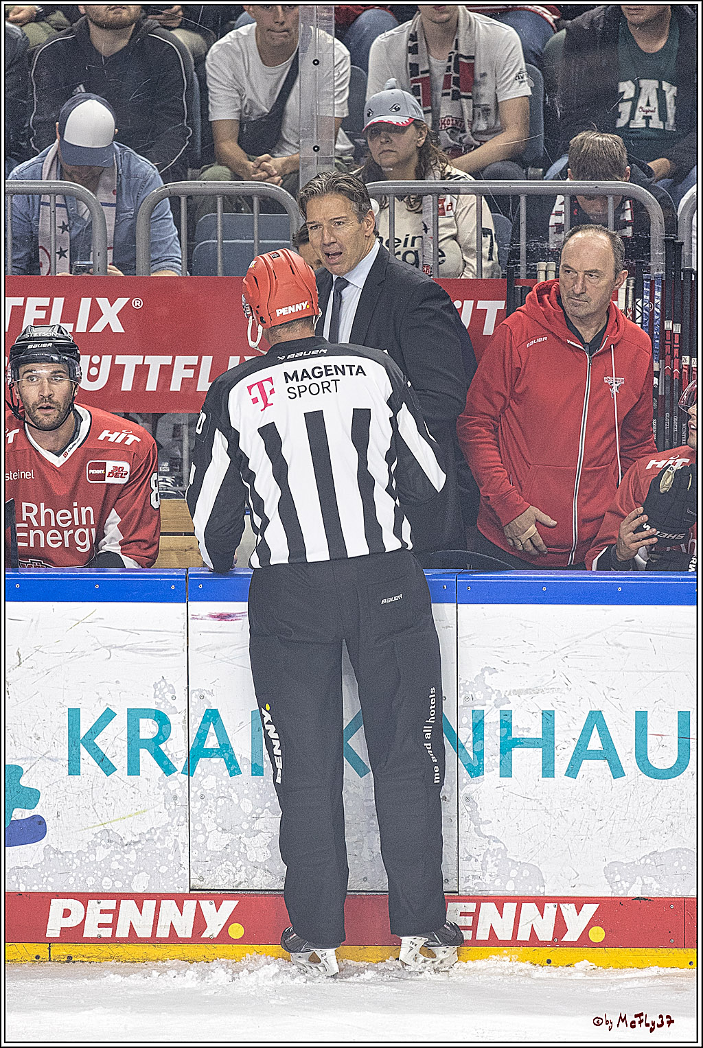 PENNY DEL 1. Koelner Haie - Augsburger Panther; Koeln, 03.10.2023